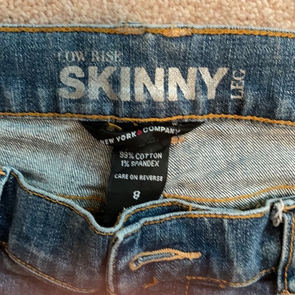 New York Company Jeans Nyco Skinny Jeans Excellent Condition Size 8 